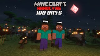 We Survived 100 Days in a Zombie Apocalypse in Minecraft Hardcore Hindi [upl. by Anide215]