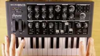 Arturia MicroBrute Analog Synth Demo [upl. by Ariom]