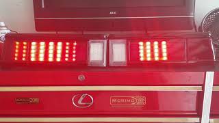 Toyota Corolla LED converted tail lights KE71 [upl. by Vigen]