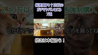 偏差値70↑高校のガチでヤバいところ7選 猫ミーム 猫マニ [upl. by Sugna]