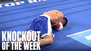 Abraham Nova Sends Navarrete Packing with Body Shot Knockout  KO OF THE WEEK  Nova Returns Jan 15 [upl. by Ardnosal323]