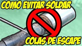 Montando las nuevas colas de escape a la cucaracha SIN SOLDAR😎✌ [upl. by Enomal]