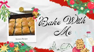 Step by Step  Baking Scones  Vlogmas 2024 Ep 6  South Africa [upl. by Ahsetel]