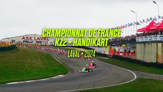 Championnat de France KZ2 et Handikart  Laval 2024 [upl. by Tnert]