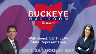 Jim Renacci Hosts BUCKEYE WAR ROOM  wsg Beth Lear [upl. by Virgilia38]