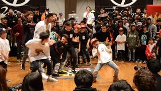 MAITO vs Micro Twiggz｜KIDS TOURNAMENT BEST 8 ①｜KING OF BUCK 8｜20171210 [upl. by Sielen]