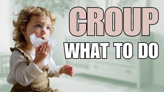 Croup Cough Sound and Treatment [upl. by Aelyk]