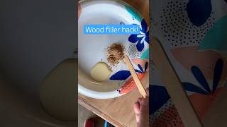 Make your own wood filler on the cheap Have you tried it diy furniturerepair shorts [upl. by Silverstein]