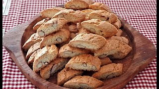 CANTUCCI TOSCANI ALLE MANDORLE  RICETTA FACILE E VELOCE BISCOTTI CANTUCCINI CROCCANTI E BUONISSIMI [upl. by Leventhal883]