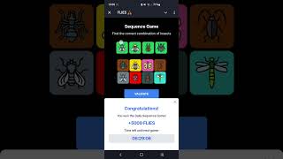 Sequence Game Find the correct combination of insects flies sequence combination correct video [upl. by Silvana]