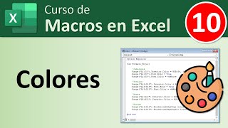 10 Curso Macros en Excel Colores [upl. by Angell]