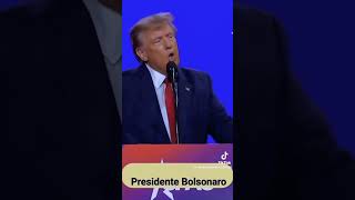 Presidente Trump e Presidente Jair Bolsonaro no CPAC [upl. by Bander]