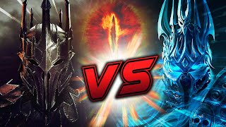 Sauron VS Lich King 3D Animated DEATH BATTLE [upl. by Thedrick]