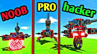 I UPGRADED NOOB VS PRO VS HACKER UNIT IN ANIMALS REVOLT BATTLE SIMULATOR  ARBS [upl. by Obola]