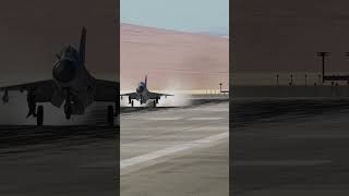 DCS MiG21 Fishbed  Constant Peg Landing dcs dcsworld dcsworldgameplay shorts mig21 flares [upl. by Zeba]