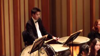 Timpani quotsymphony no9quot 4th by Dvorak [upl. by Tito886]