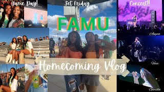 FAMU HOMECOMING 24 VLOG  Game Day Set Friday and GLO [upl. by Sang892]