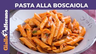 PASTA ALLA BOSCAIOLA RICETTA ORIGINALE [upl. by Eldnek]