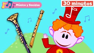 Las Notas Musicales  aprender instrumentos musicales  Sonidos para niños  Mi Primera Universidad [upl. by Fabi]