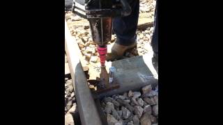 Plastic Composite Railway Sleepers Installation [upl. by Haldane]