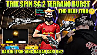 TRIK SPIN SG 2 TERRANO BURST  TRIK HOKI SPIN M1887 TERRANO BURST PAKE 9 DM  FREE FIRE [upl. by Flore]