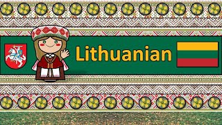 The Sound of the Lithuanian language Numbers Greetings Words amp UDHR [upl. by Eba991]