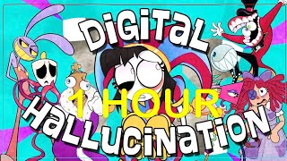 Digital Hallucination The Amazing Digital Circus Music Video 1 HOUR LOOP [upl. by Aehcim]