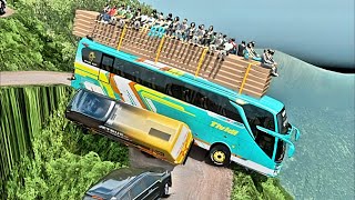 Bus Driver Encounters the Worlds Most DANGEROUS Road Eps014  Euro Truck Simulator 2  Dangerous [upl. by Idnac]