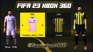 FIFA 23 Xbox 360 Gameplay Inter Miami FC VS Al Ittihad FC [upl. by Bena]