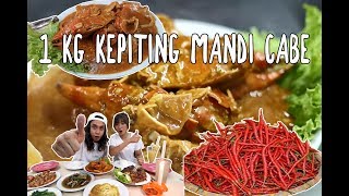 GIla 1 Kg Kepiting JUMBO Mandi CABE LUDES [upl. by Itnaihc871]