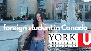 YORK UNIVERSITY STUDENT VLOG  study in canada [upl. by Waverley]