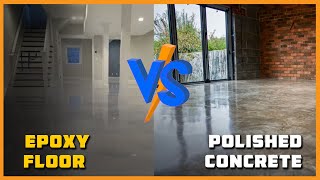 Epoxy Floor vs Polished Concrete  What’s the Difference [upl. by Nickolai]