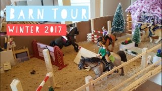 Schleich Barn Tour•°☆2017☆°•  Daisy Stalls [upl. by Odranreb]