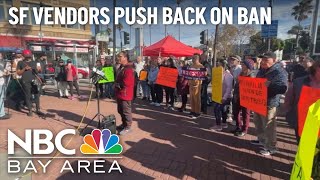 Some San Francisco street vendors push back on city plan to ban vending on Mission District street [upl. by Yeo]