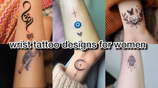 Wrist Tattoo ke Design for Women 2024  Trendy Wrist Tattoo Collection for Girls 2024 [upl. by Accem85]