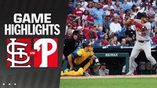 Cardinals vs Phillies Game Highlights 53124  MLB Highlights [upl. by Llirret346]