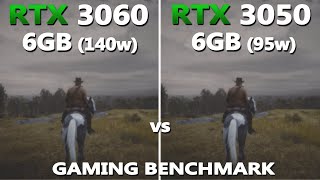 Laptop RTX 3060 vs RTX 3050 6GB Gaming Benchmark Test in 2024  Which one is better  3050 vs 3060 [upl. by Larred]