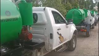 Hydrotech Sewer Suction Machine On Tata Yodha [upl. by Eustacia]