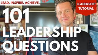 101 Leadership Questions to Spark Meaningful Dialogue  FREE Download amp Tutorial [upl. by Tinya]