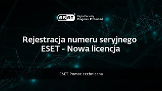 Rejestracja numeru seryjnego ESET  Nowa licencja  2014 [upl. by Scotty834]