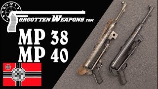 The German WWII Standby The MP38 and MP40 SMGs [upl. by Eldrida]