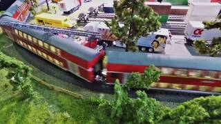 Modelleisenbahn H0 von Märklin  Wunderschöne Eisenbahnanlage von Märklin [upl. by Bendick]