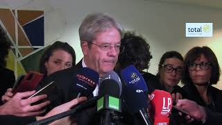 Nomine Ue Gentiloni quotIl mondo non aspetta la Commissione auspico entri in funzione al più prestoquot [upl. by Misti]