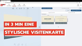 Visitenkarte erstellen mit InDesign und Printkit  Alles in 3 Min vom Layout bis zum Druck [upl. by Roderic]