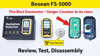 FS5000 Dosimeter Geiger Counter Best for Preppers and Enthusiasts 2024 [upl. by Ialocin]