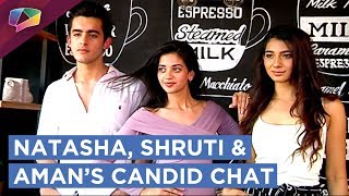 India Next Superstar Winners Natasha Aman amp Shruti Get Candid With India Forums [upl. by Aifos]