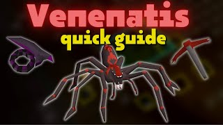 Venenatis Quick Safespot Guide  OSRS [upl. by Lyontine]