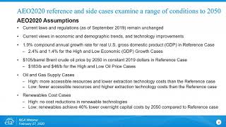 2020 Energy Outlook Updates from the US Energy Information Administration [upl. by Aneris]