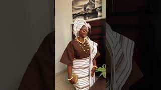 Gorgeous Asooke Traditional Wedding Attire [upl. by Sonnie]