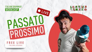 Italian Passato Prossimo Quiz – Live 🎉 [upl. by Ahsat]